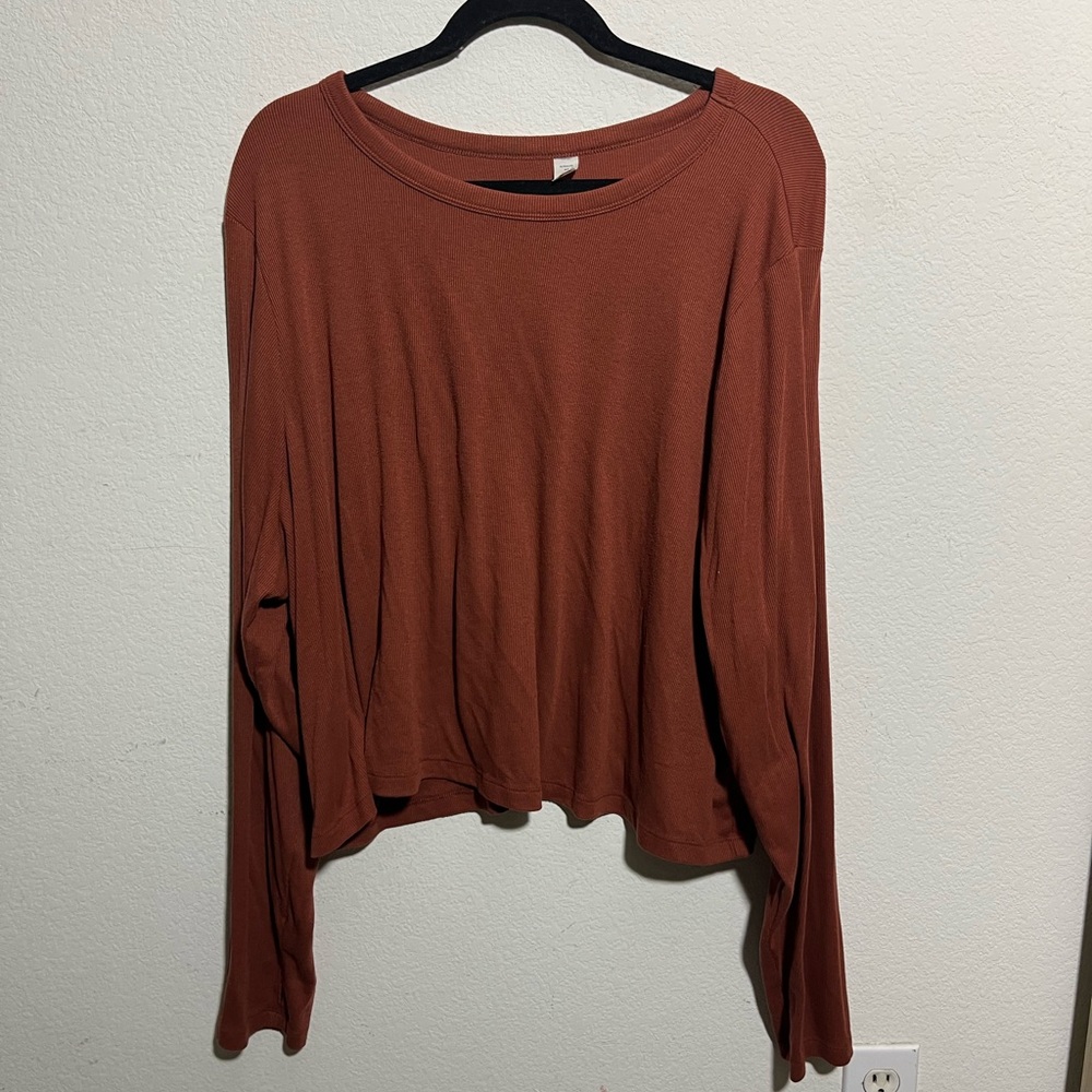 Old Navy Rust Crop Top